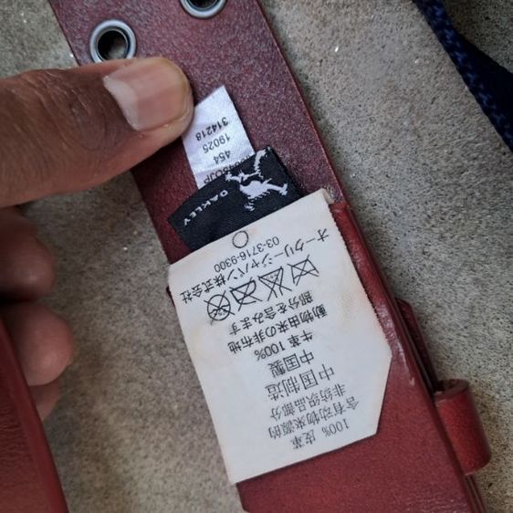 เข็มขัด Oakley 2เส้น วินเทจ ของแท้ สภาพสวย รูปที่ 9