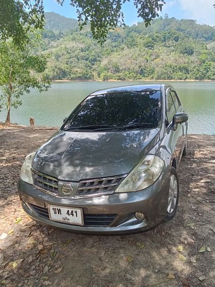 Nissan Tiida 2010 1.6 G เบนซิน ไม่ติดแก๊ส เกียร์อัตโนมัติ เทา รูปที่ 3