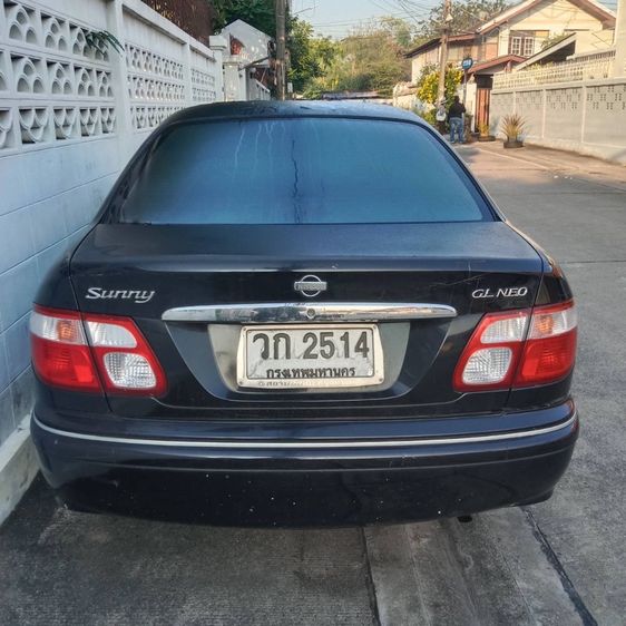 Nissan Sunny 2001 1.6 GL Neo Sedan เบนซิน ไม่ติดแก๊ส เกียร์อัตโนมัติ ดำ รูปที่ 2