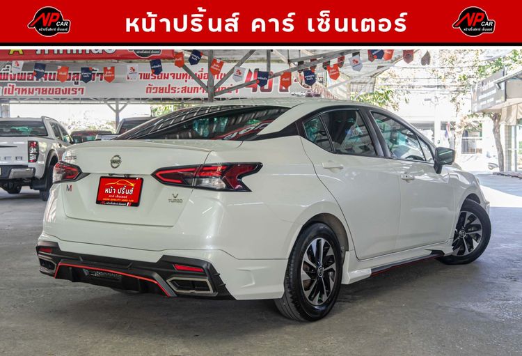 Nissan Almera 2021 1.0 V Sedan เบนซิน ไม่ติดแก๊ส เกียร์อัตโนมัติ ขาว รูปที่ 4