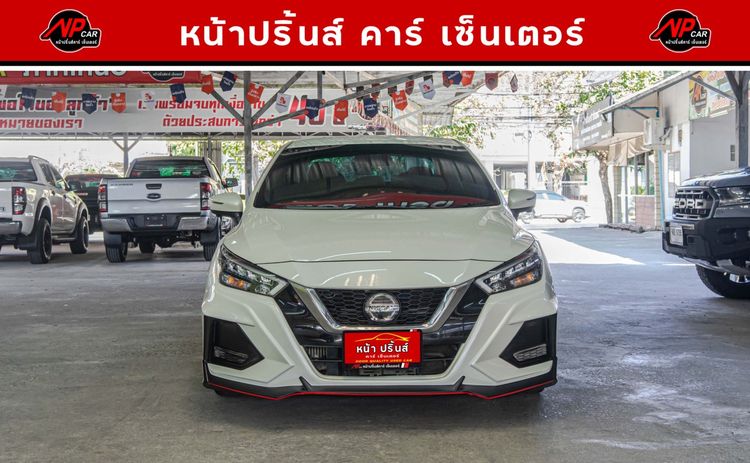 Nissan Almera 2021 1.0 V Sedan เบนซิน ไม่ติดแก๊ส เกียร์อัตโนมัติ ขาว รูปที่ 2