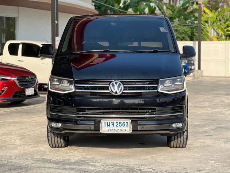 Volkswagen Caravelle 2017 2.0 TDi Van ดีเซล ไม่ติดแก๊ส เกียร์อัตโนมัติ ดำ รูปที่ 2