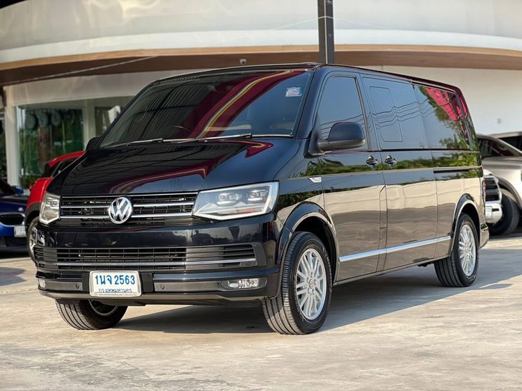 Volkswagen Caravelle 2017 2.0 TDi Van ดีเซล ไม่ติดแก๊ส เกียร์อัตโนมัติ ดำ รูปที่ 3