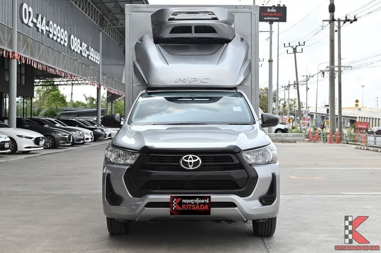 Toyota Hilux Revo 2022 2.4 Entry Pickup ดีเซล ไม่ติดแก๊ส เกียร์ธรรมดา บรอนซ์เงิน รูปที่ 2