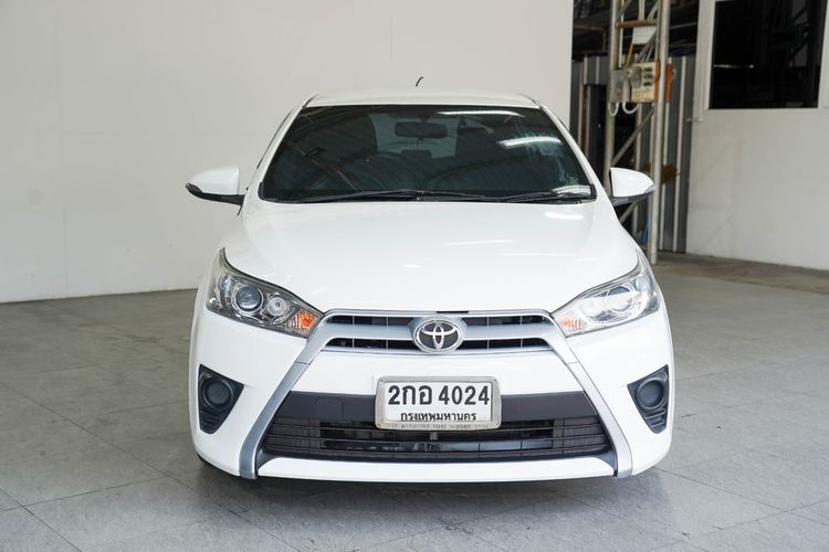 Toyota Yaris 2013 1.2 G Sedan เบนซิน ไม่ติดแก๊ส เกียร์อัตโนมัติ ขาว รูปที่ 3