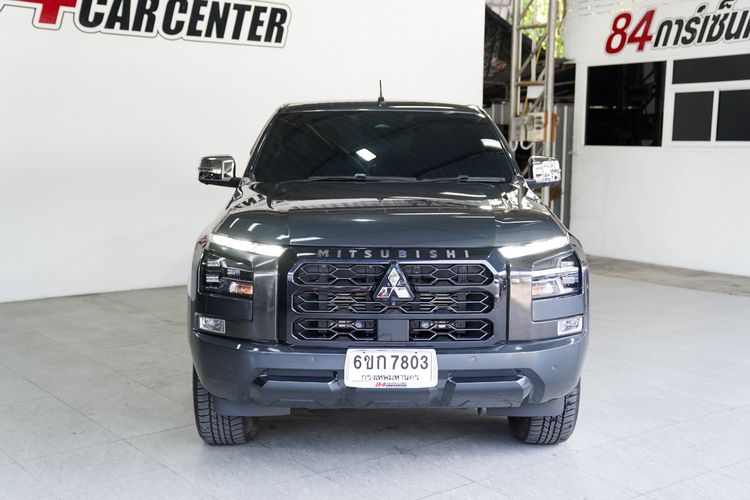 Mitsubishi Triton 2023 2.4 Plus Ultra Pickup ดีเซล ไม่ติดแก๊ส เกียร์อัตโนมัติ เทา รูปที่ 2