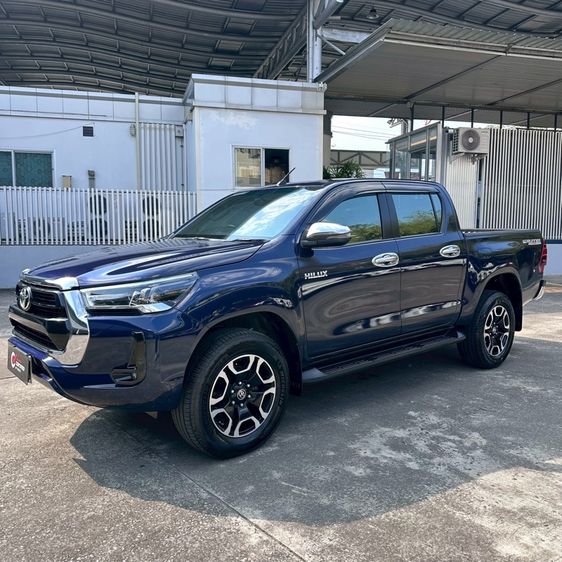 Toyota Hilux Revo 2022 2.4 Prerunner Mid Pickup ดีเซล ไม่ติดแก๊ส เกียร์อัตโนมัติ น้ำเงิน รูปที่ 3