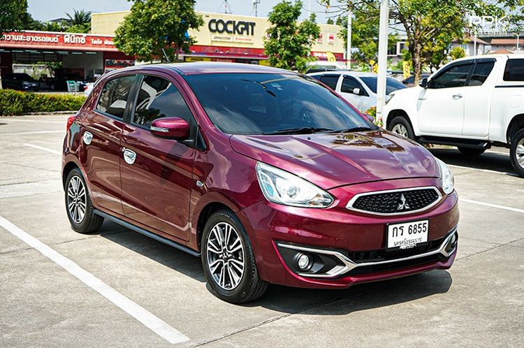 Mitsubishi Mirage 2017 1.2 GLS Limited Sedan เบนซิน ไม่ติดแก๊ส เกียร์อัตโนมัติ แดง รูปที่ 3