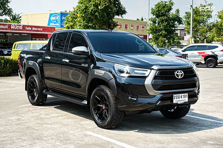 Toyota Hilux Revo 2022 2.4 Prerunner Mid Pickup ดีเซล ไม่ติดแก๊ส เกียร์อัตโนมัติ ดำ รูปที่ 3