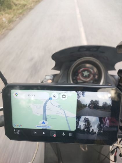 2025 ระบบนําทางรถจักรยานยนต์ Carplay TPMS เชื่อมต่อโทรศัพท์มือถือกันน้ํา 6 นิ้ว Voice รูปที่ 3