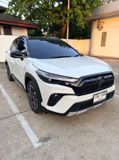 Toyota Corolla Cross 2024 1.8 HEV GR Sport Sedan ไฮบริด ไม่ติดแก๊ส เกียร์อัตโนมัติ ขาว รูปที่ 2
