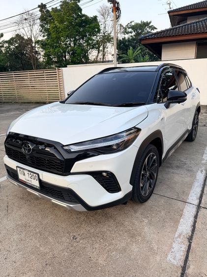 Toyota Corolla Cross 2024 1.8 HEV GR Sport Sedan ไฮบริด ไม่ติดแก๊ส เกียร์อัตโนมัติ ขาว รูปที่ 3