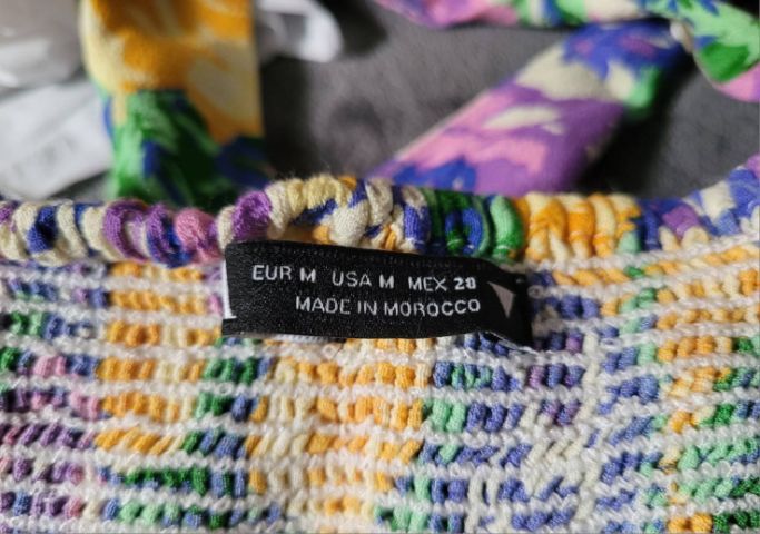 เสื้อผุกคอลายดอกสวยมากเเบร์นZARAเเท้ไซร์Mของใหม่มือ1น่ะค่ะ รูปที่ 7