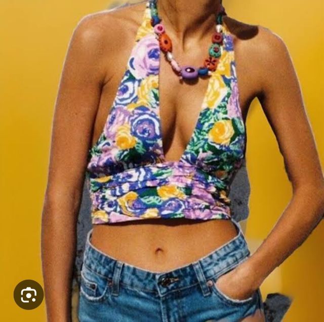 เสื้อผุกคอลายดอกสวยมากเเบร์นZARAเเท้ไซร์Mของใหม่มือ1น่ะค่ะ รูปที่ 2