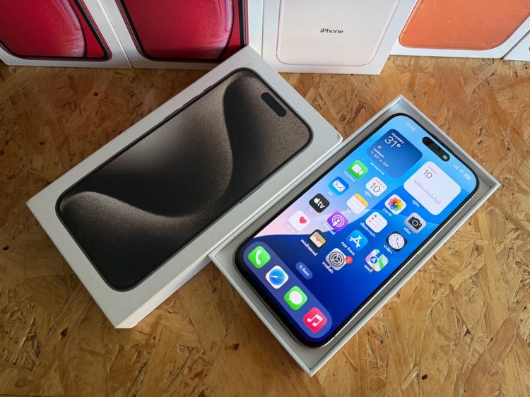 iPhone 15 Pro 256 GB Titanium สีธรรมชาติ สวยๆ รูปที่ 2