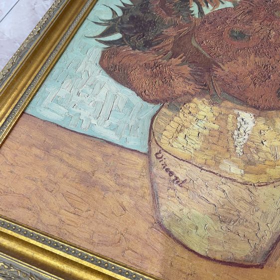 Sunflowers - Vincent Van Gogh (1853 - 1890) Edition 2900 รูปที่ 7