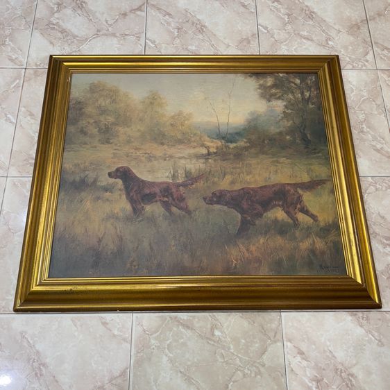 Setters at Point - Leonard Percival Rosseau - Edition size 1,500  รูปที่ 9