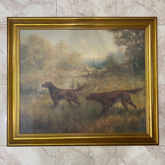 Setters at Point - Leonard Percival Rosseau - Edition size 1,500  รูปที่ 2