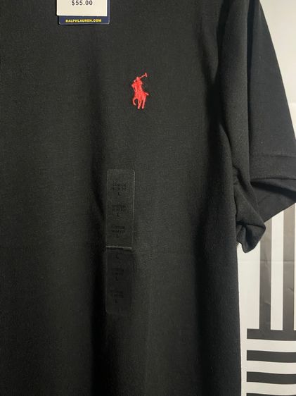 เสื้อยืด Polo Ralph สีดำ รูปที่ 6