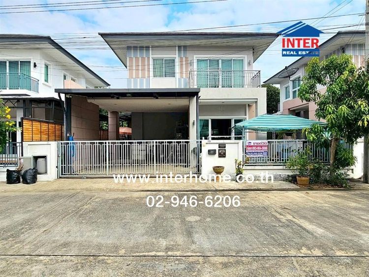 บ้านเดี่ยว 2 ชั้น 50 ตร.ว. หมู่บ้านวิลล่า จามจุรี รามอินทรา–หทัยราษฎร์ ใกล้ตลาดหทัยมิตร ถนนหทัยราษฎร์ เขตคลองสามวา กรุงเทพมหานคร