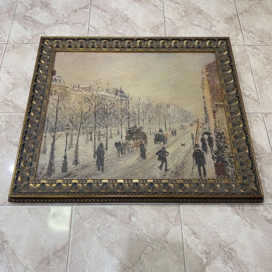 Winter Scene Painting รูปที่ 9