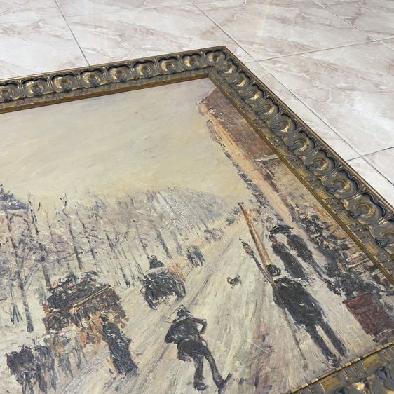 Winter Scene Painting รูปที่ 5