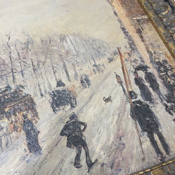 Winter Scene Painting รูปที่ 8