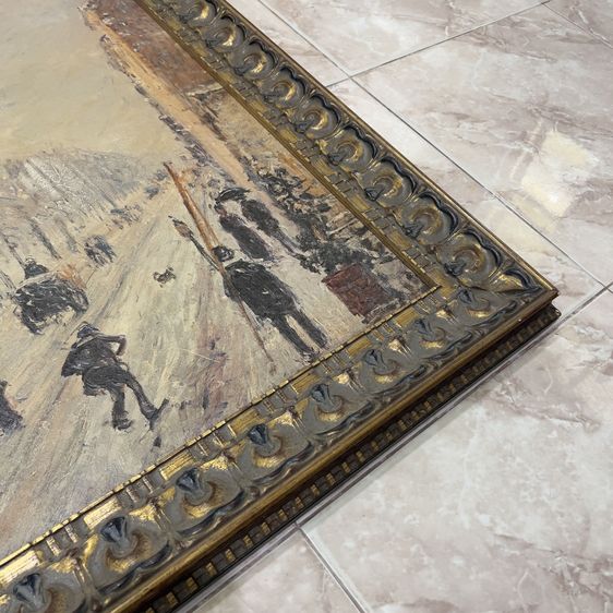 Winter Scene Painting รูปที่ 4