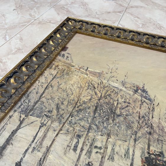 Winter Scene Painting รูปที่ 6