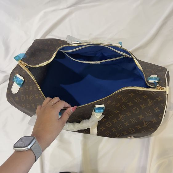 NBA LV Duffle Bag Brown - มือสอง (Used) ซื้อมายังไม่ได้ใช้งาน รูปที่ 16