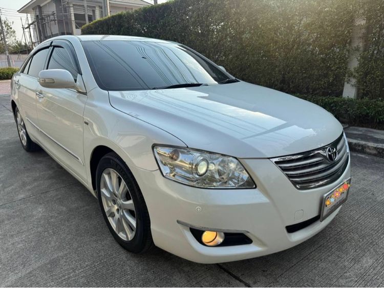 Toyota Camry 2008 2.4 V Sedan เบนซิน เกียร์อัตโนมัติ ขาว รูปที่ 3