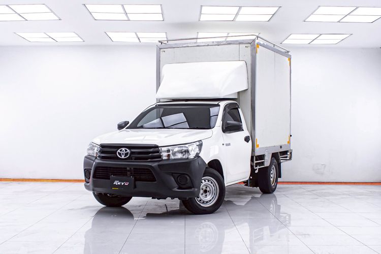 Toyota Hilux Revo 2019 2.4 J Pickup ดีเซล ไม่ติดแก๊ส เกียร์ธรรมดา ขาว