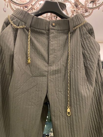 ชาแนล กางเกง พร้อมเข็มขัด ทรงสวยมากๆสภาพใหม่เอี่ยม  รูปที่ 11