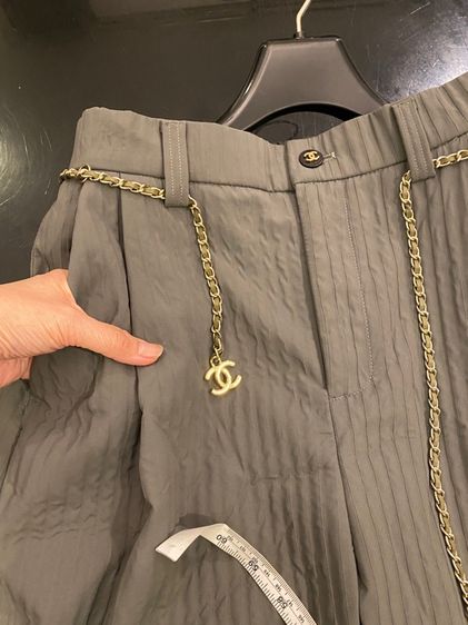 ชาแนล กางเกง พร้อมเข็มขัด ทรงสวยมากๆสภาพใหม่เอี่ยม  รูปที่ 8
