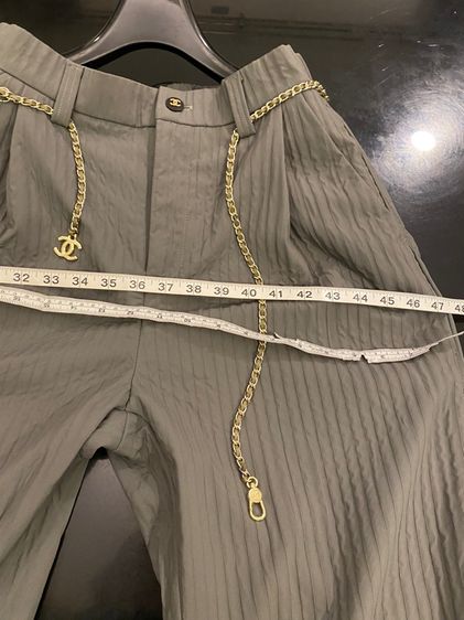 ชาแนล กางเกง พร้อมเข็มขัด ทรงสวยมากๆสภาพใหม่เอี่ยม  รูปที่ 14