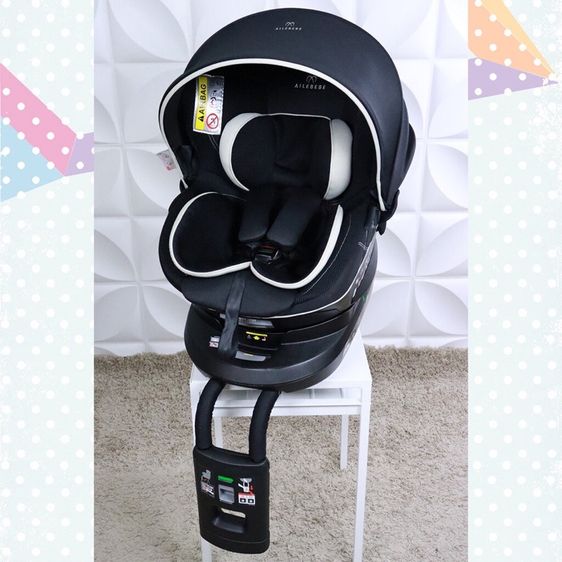 คาร์ซีทมือสอง AILEBEBE Kurutto 4i Grance สีดำ