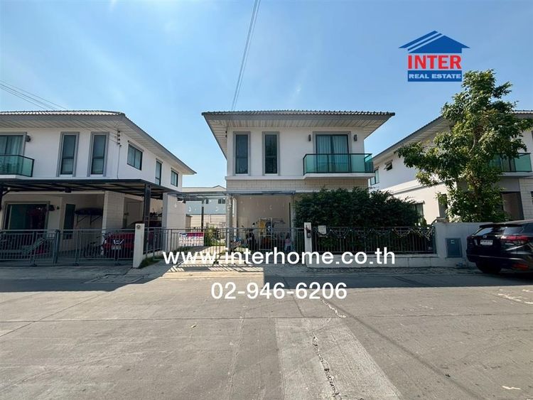 บ้านเเฝด 2 ชั้น 43.6 ตร.ว. หมู่บ้านโมดิวิลล่า ชัยพฤกษ์ ใกล้สำนักงานที่ดินนนทบุรี สาขาบางบัวทอง ถนนชัยพฤกษ์ตัดใหม่ ถนนเทศบาล2 บางบัวทอง 