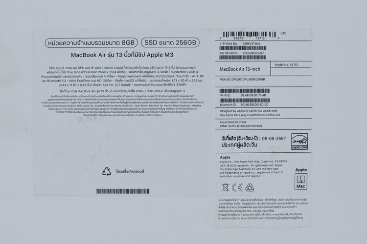 MacBook Air M3 13" 8.256GB - ID26020117 รูปที่ 13