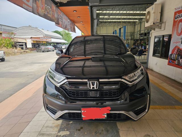 Honda CR-V 2021 2.4 ES 4WD Sedan เบนซิน ไม่ติดแก๊ส เกียร์อัตโนมัติ ดำ รูปที่ 4