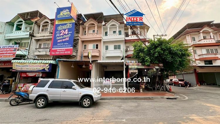 อาคารพาณิชย์ 3.5 ชั้น 20 ตร.ว. อาคารพาณิชย์ ซอยคลองลำเจียก3 ถนนคลองลำเจียก ถนนประเสร็ฐมนูกิจ เขตบึงกุ่ม กรุงเทพมหานคร