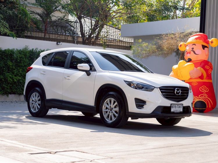 Mazda CX-5 2017 2.0 S Utility-car เบนซิน ไม่ติดแก๊ส เกียร์อัตโนมัติ ขาว