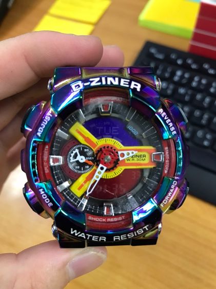 นาฬิกา D-ZINER สีไทเท สภาพสวย  รูปที่ 3