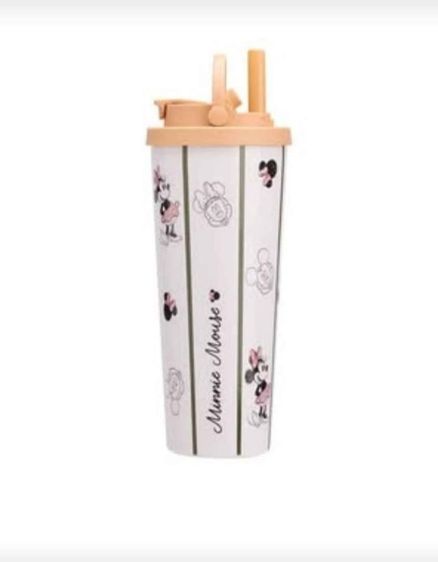 Tora แก้วน้ำพร้อมหลอด Mickey 2025 ความจุ 750 มล. สีงาช้าง มือ 1 