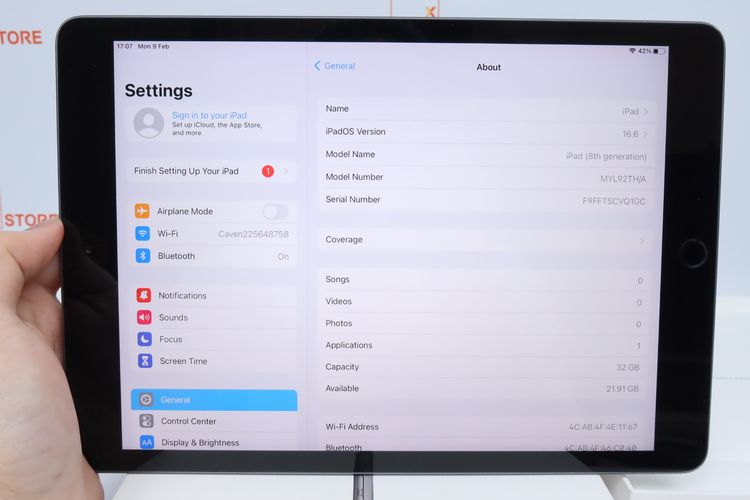 iPad Gen 8 32GB WiFi - ID26020101 รูปที่ 14