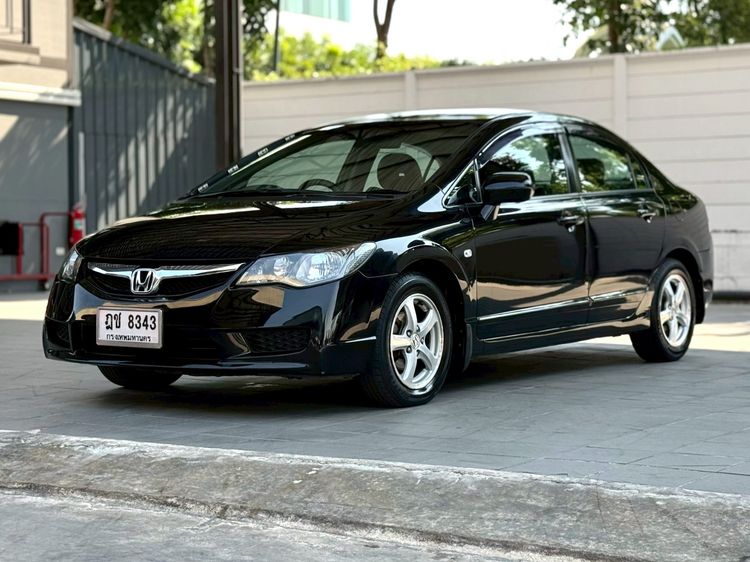 Honda Civic 2009 1.8 S i-VTEC Sedan เบนซิน ไม่ติดแก๊ส เกียร์อัตโนมัติ ดำ รูปที่ 2