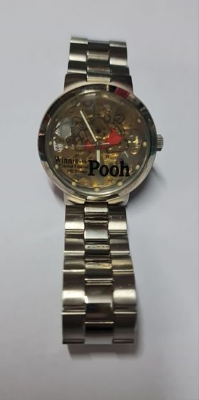 เงิน นาฬิกาข้อมือ Winnie the Pooh (Limited Edition) Automatic Watchไม่ต้องใส่ถ่านแบตเตอรี่