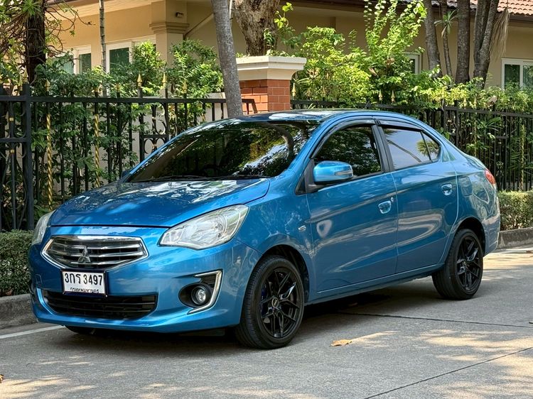 Mitsubishi Attrage 2014 1.2 GLS LTD Sedan เบนซิน เกียร์อัตโนมัติ ฟ้า