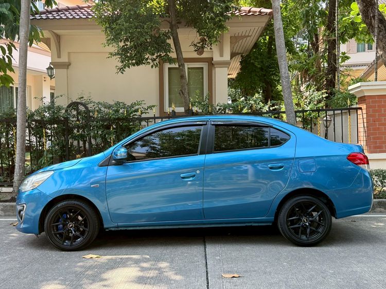 Mitsubishi Attrage 2014 1.2 GLS LTD Sedan เบนซิน เกียร์อัตโนมัติ ฟ้า รูปที่ 3