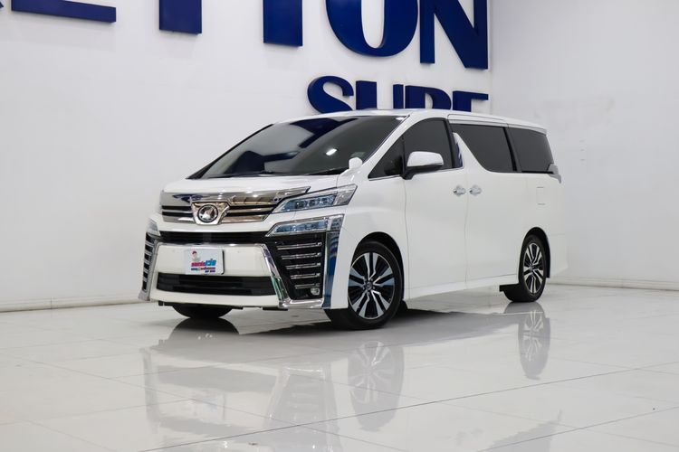 รถ Toyota Vellfire 2.5 Z G Edition สี ขาว