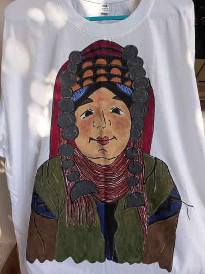 เสื้อเพ้นท์สีบาติกแฮนด์เมดหน้าหลัง รูปที่ 4